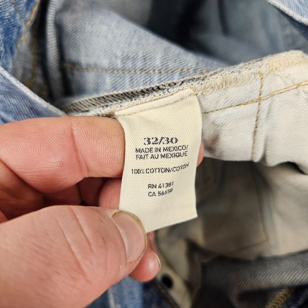 Ralph Lauren Denim Supply Jeans Mens 33x30 Slim Straight Distressed Grunge Work - Picture 8 of 16